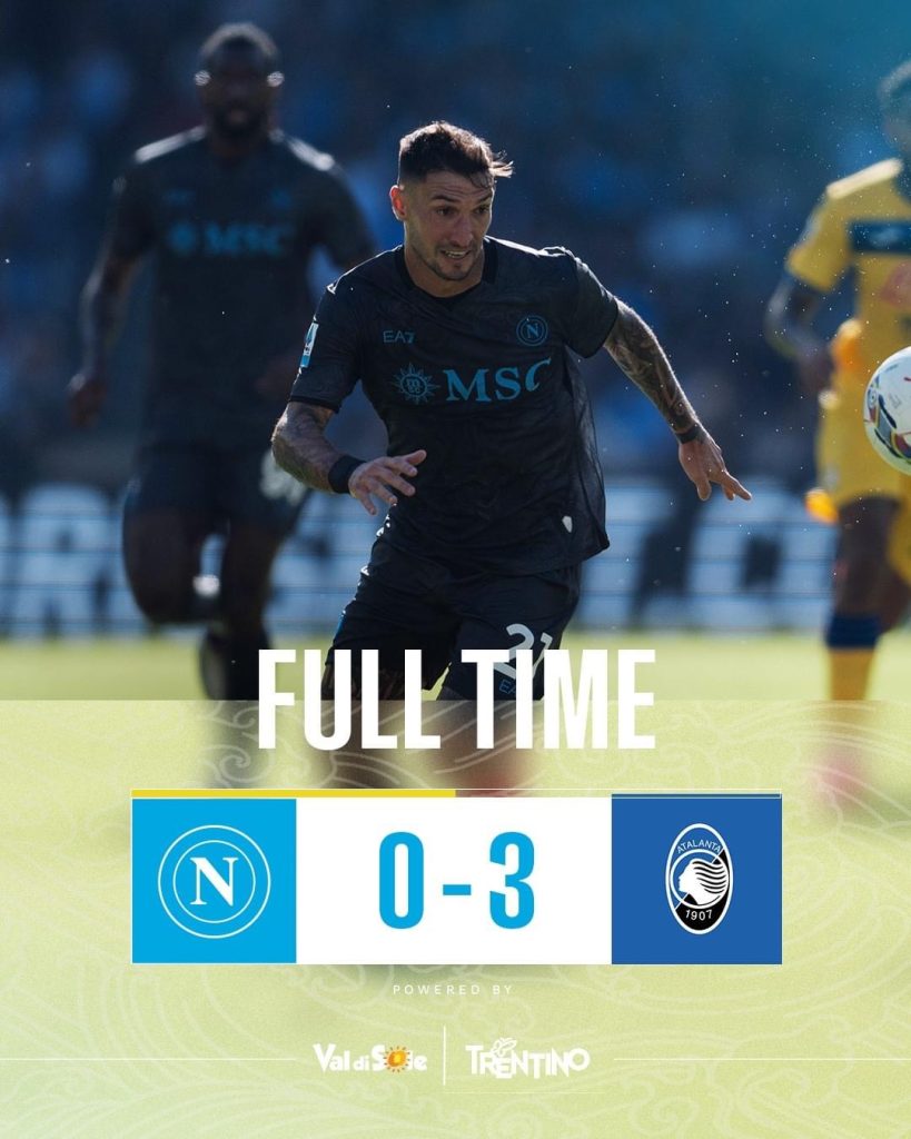 Napoli 0-3 Atalanta, doppietta di Lookman e gol di Retegui: che scherzetto agli azzurri!