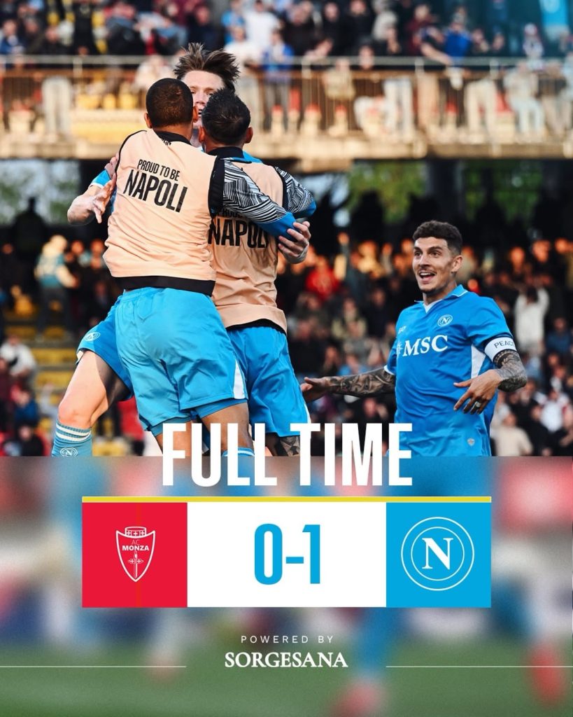 Monza 0-1 Napoli: ancora una volta decisivo McTominay
