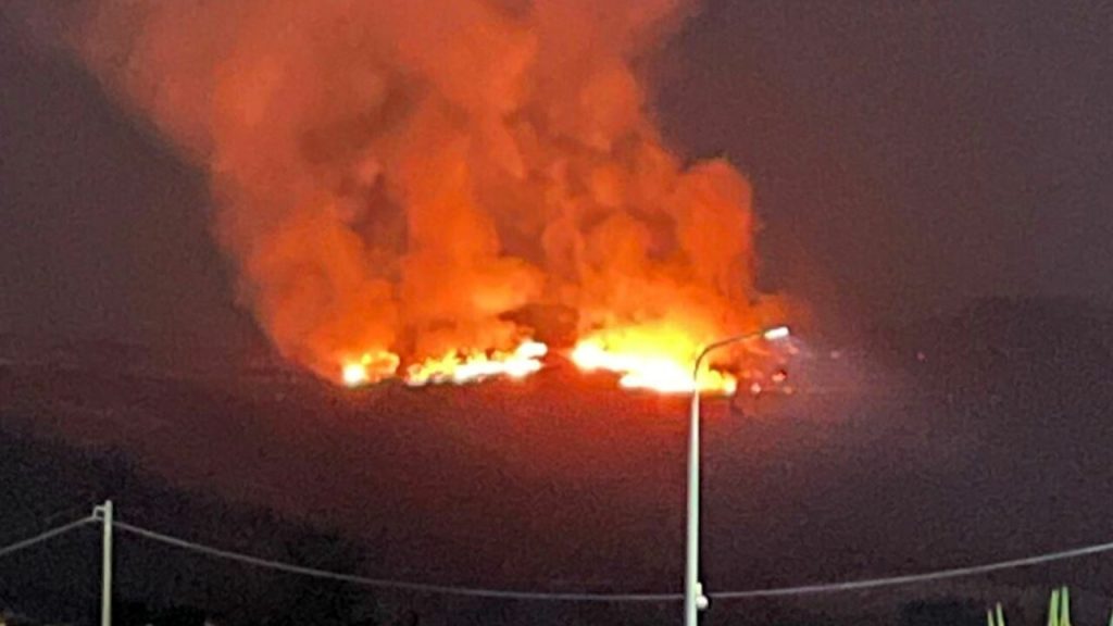 Incendio nel casertano: danni ingenti alla vegetazione