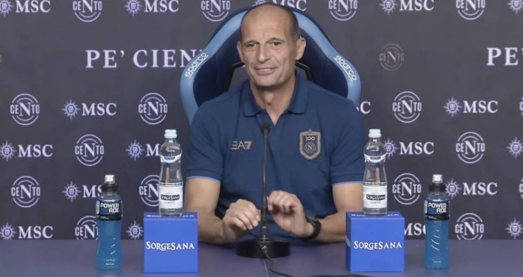 Pre Napoli vs Como, Allegri:”La rosa è forte e completa. Como grande squadra, ma noi siamo pronti!”
