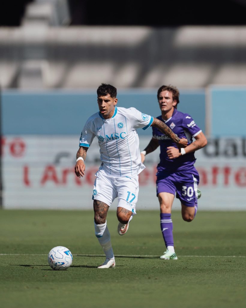Fiorentina 1-1 Napoli: illude Gilmour, Jimenez la pareggia