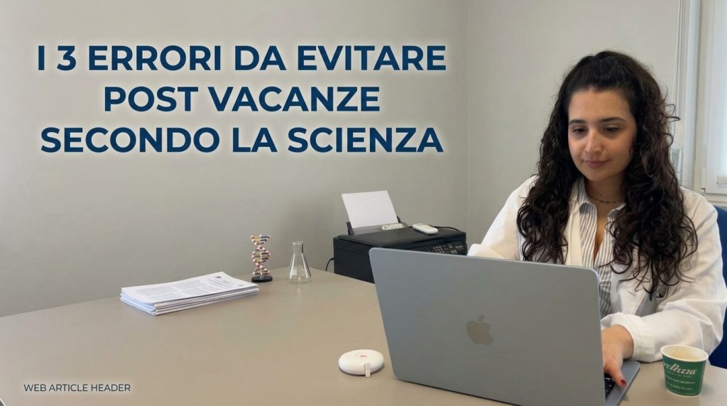 Torna dalle vacanze senza stress (e senza diete drastiche): i 3 errori da evitare secondo la scienza